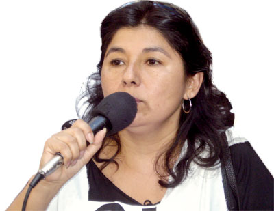 Graciela Calderón Secretaria Adjunta SUTEBA La Matanza