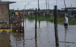 Un barrio inundado de La Matanza. El gobierno es responsable