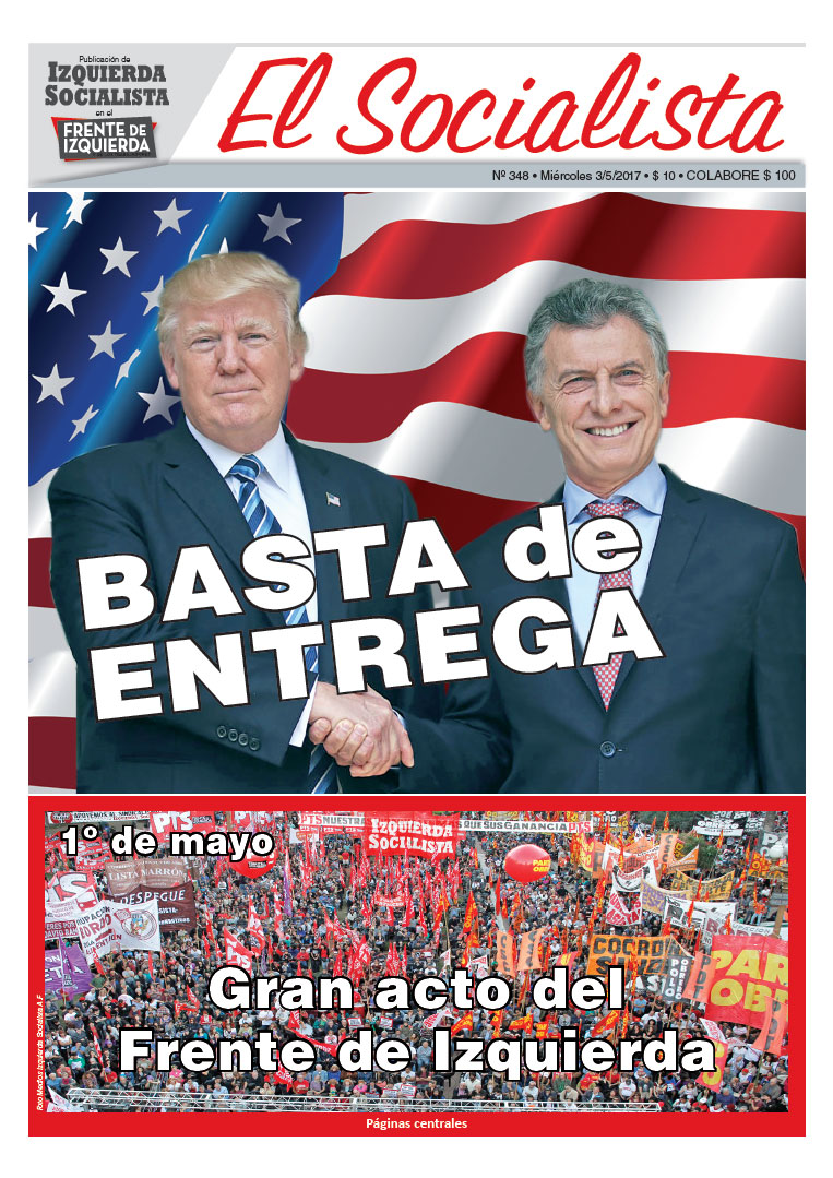 Tapa de la edición N°348 de nuestro periódico El Socialista