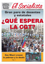 Periódico El Socialista N°328 - 28 de Septiembre de 2016 - Izquierda Socialista