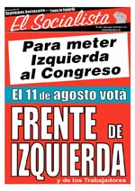 Periódico El Socialista N°250 - 24 de Julio de 2013 - Izquierda Socialista