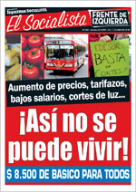 Periódico El Socialista N°260 - 23 de Enero de 2014 - Izquierda Socialista