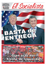 Tapa de la edición N°348 de nuestro periódico El Socialista - 3 de mayo de 2017