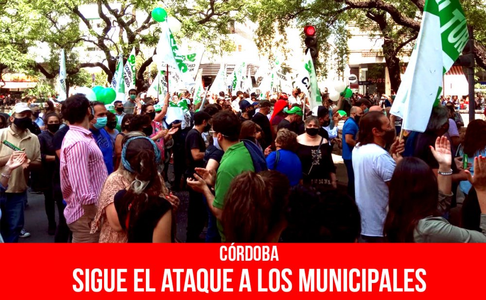 Córdoba: sigue el ataque a los municipales