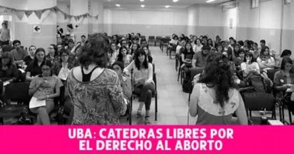 UBA: cátedras libres por el derecho al aborto