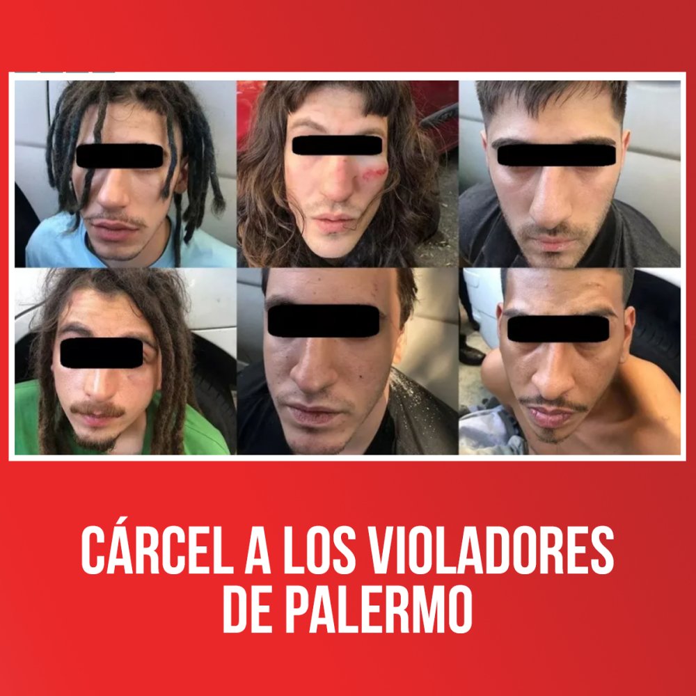 Cárcel a los violadores de Palermo