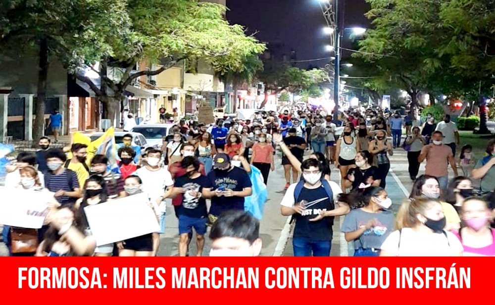 Formosa: miles marchan contra Gildo Insfrán