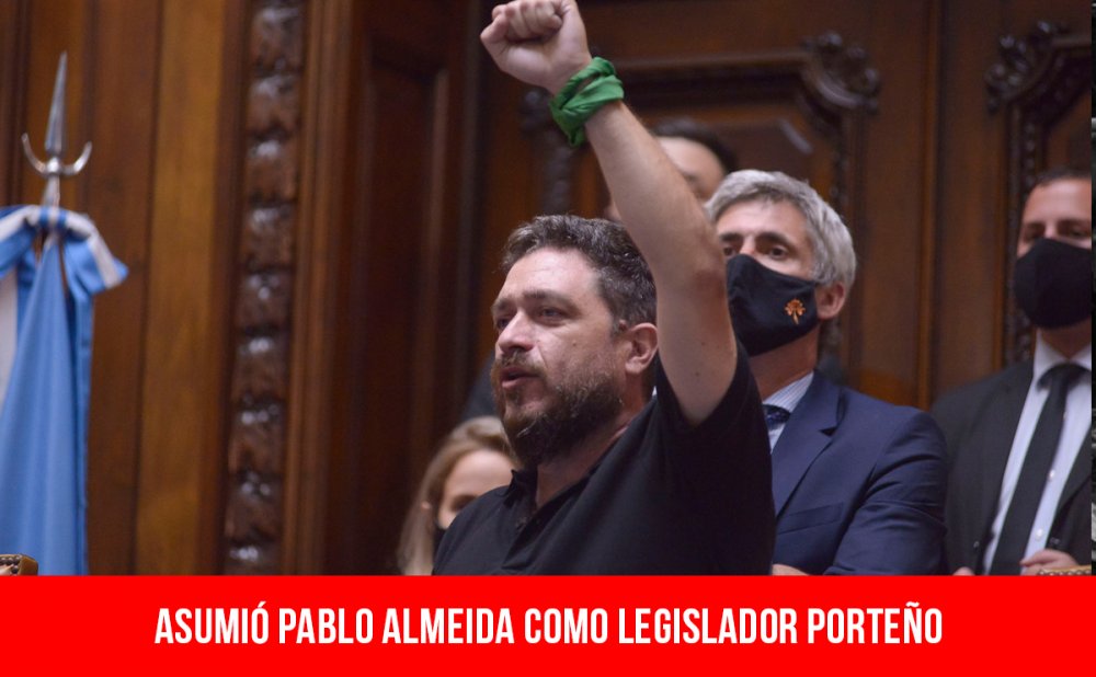 Asumió Pablo Almeida como legislador porteño