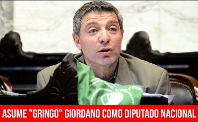 Asume "Gringo" Giordano como diputado nacional