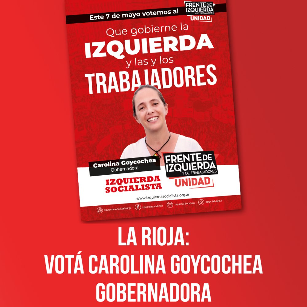 La Rioja: Votá Carolina Goycochea gobernadora