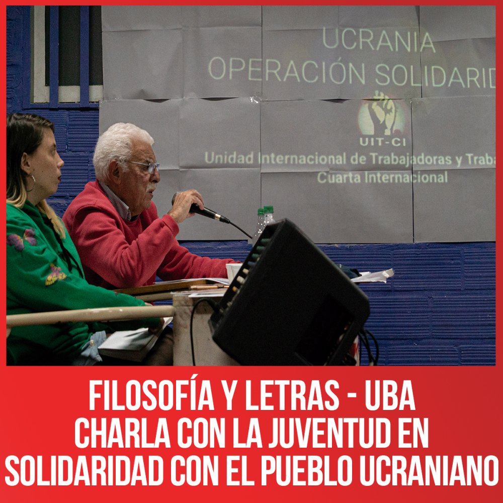 Filosofía y letras - UBA / Charla con la juventud en solidaridad con el pueblo ucraniano