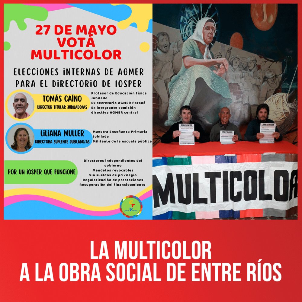 La Multicolor a la obra social de Entre Ríos