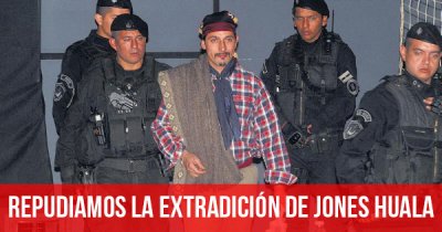 Repudiamos la extradición de Jones Huala