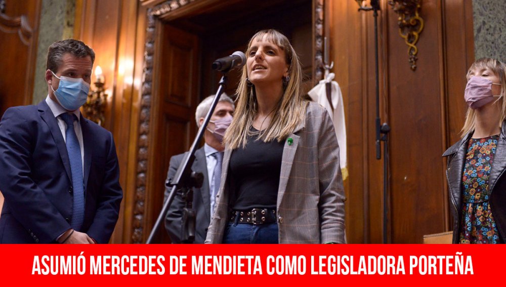 Asumió Mercedes de Mendieta como legisladora porteña