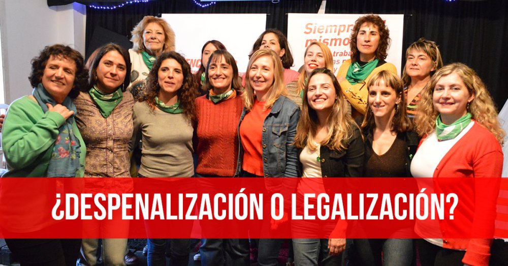 ¿Despenalización o legalización?
