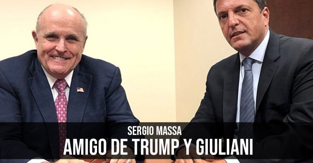 Sergio Massa: Amigo de Trump y Giuliani