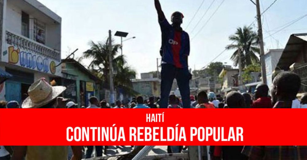 Haití: Continúa rebeldía popular
