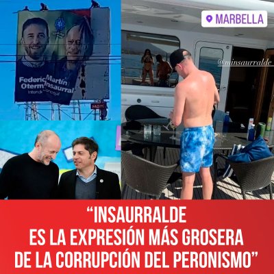 “Insaurralde es la expresión más grosera de la corrupción del peronismo”