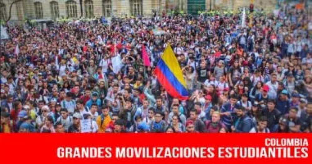 Colombia: Grandes movilizaciones estudiantiles