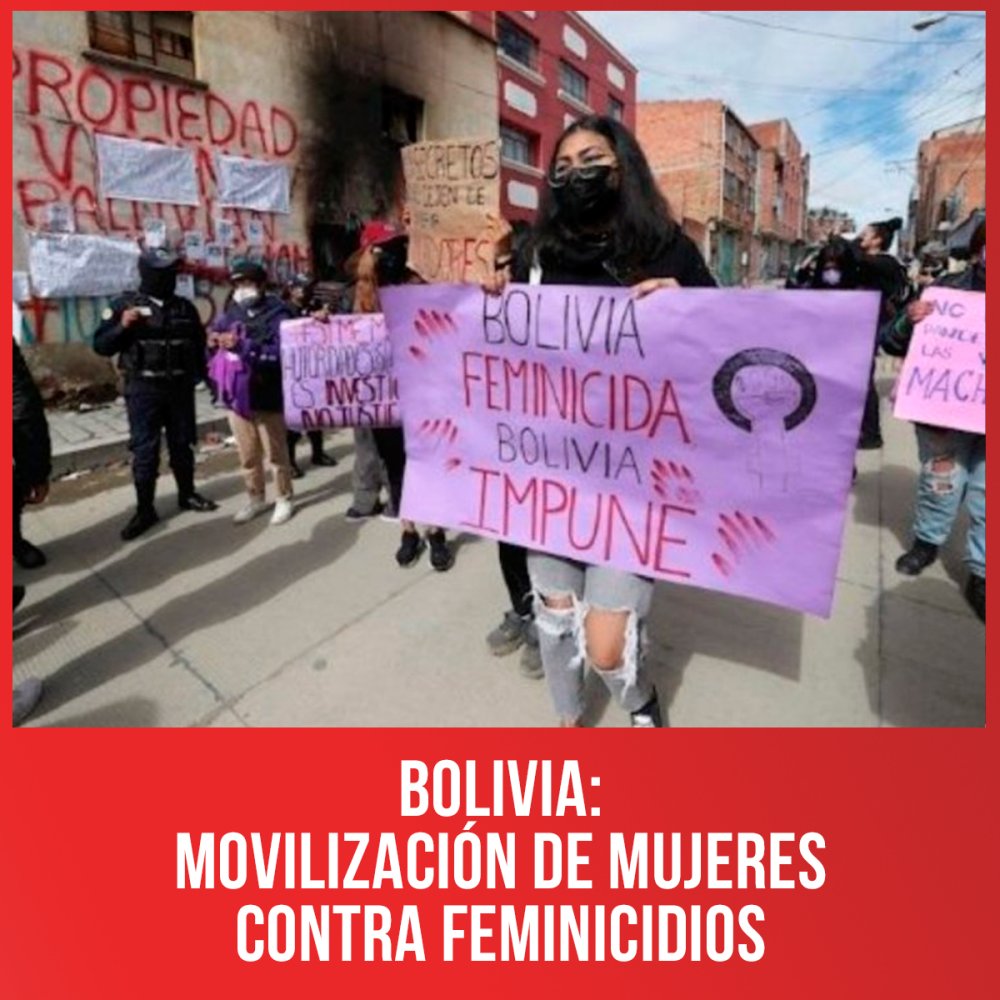 Bolivia: movilización de mujeres contra feminicidios