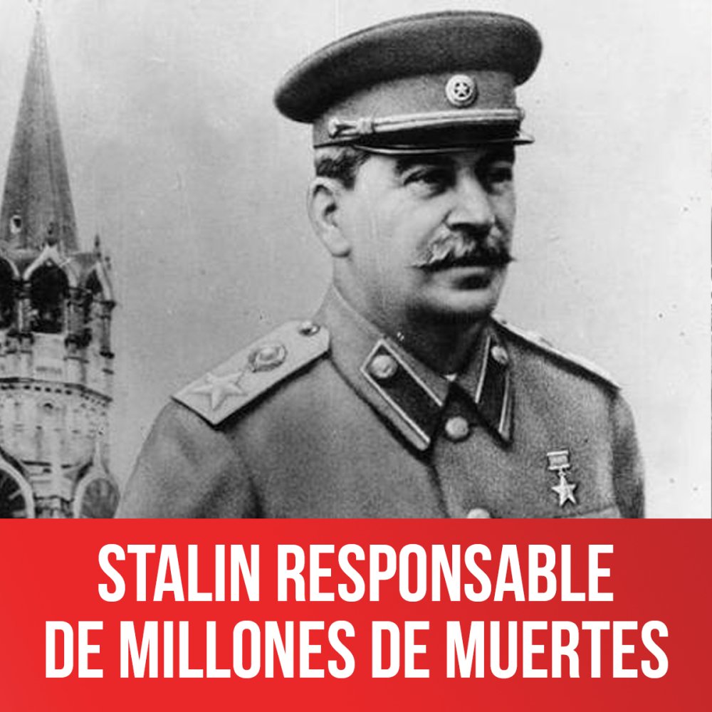 Stalin responsable de millones de muertes