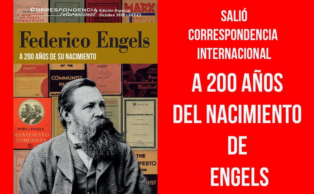 Salió Correspondencia Internacional/ A 200 años del nacimiento de Engels