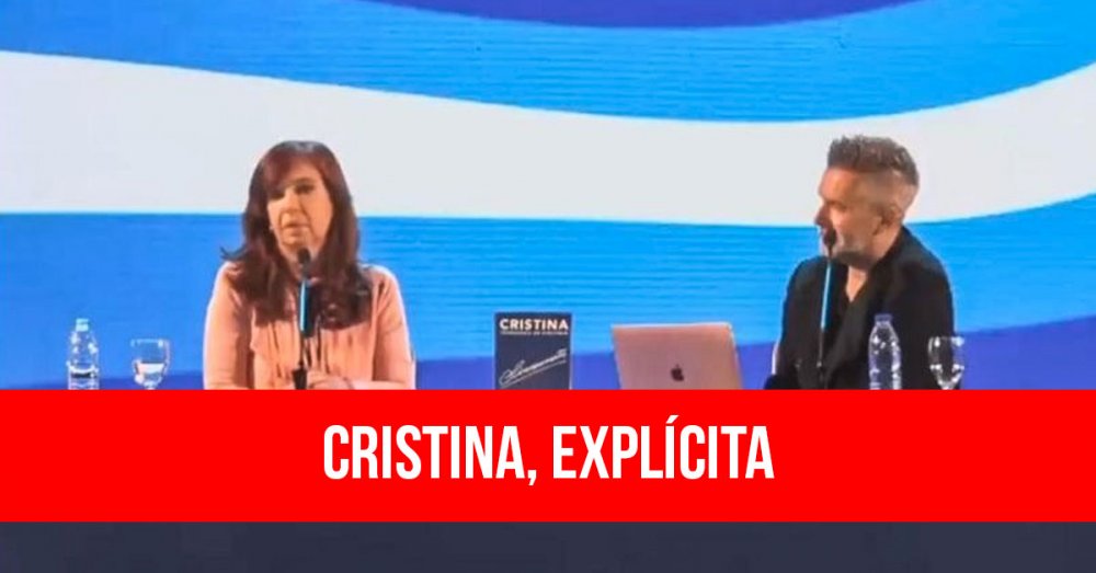 Cristina, explícita