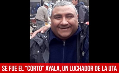 Se fue el "Corto" Ayala, un luchador de la UTA