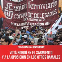 Elecciones Ferroviarias / Vot&aacute; Bord&oacute; en el Sarmiento y a la oposici&oacute;n en los otros ramales