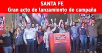 Santa Fe: Gran acto de lanzamiento de campaña