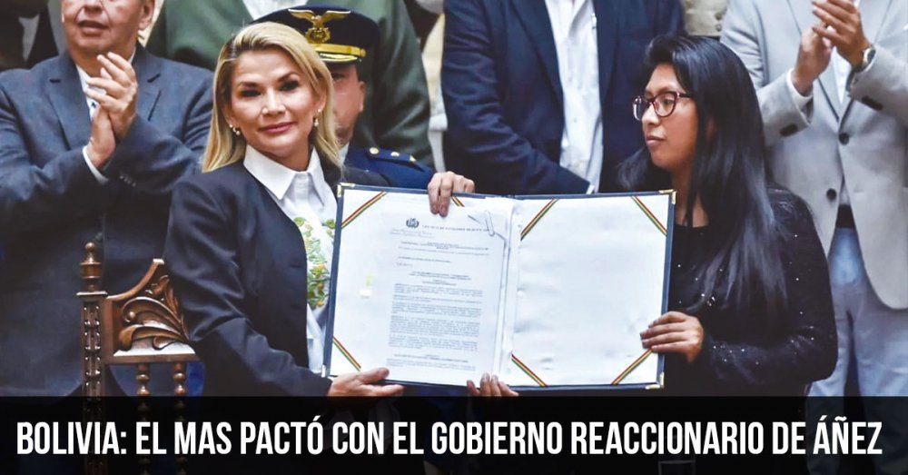 Bolivia: el MAS pactó con el gobierno reaccionario de Áñez