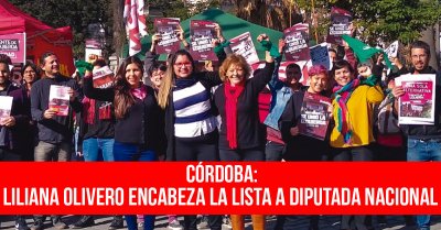 Córdoba: Liliana Olivero encabeza la lista a diputada nacional