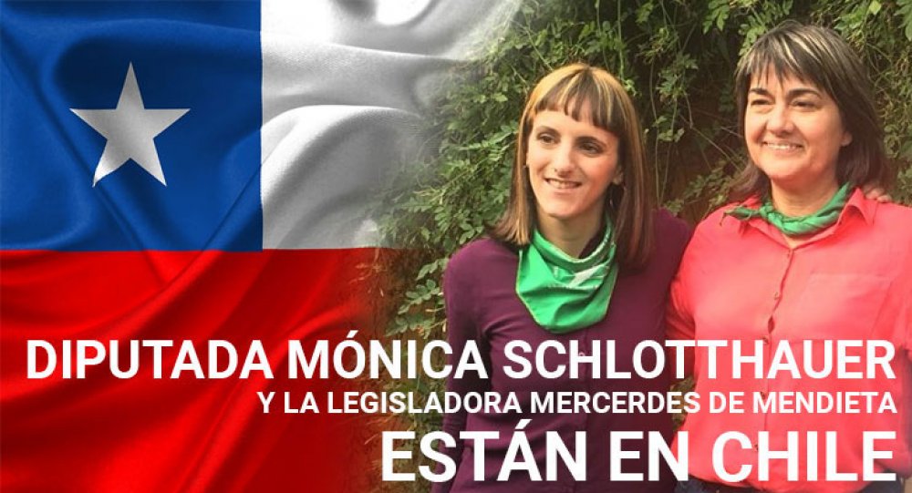 Las diputadas Schlotthauer y De Mendieta viajaron a Chile