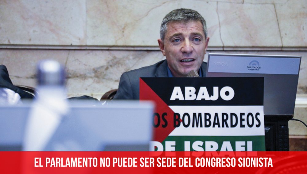 El Parlamento no puede ser sede del congreso sionista