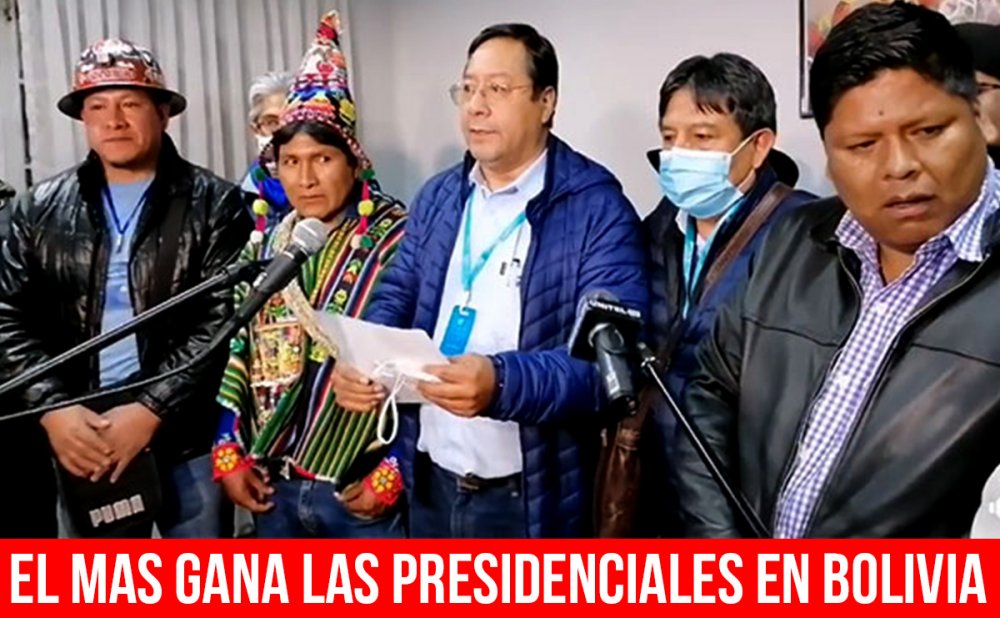 El MAS gana las presidenciales en Bolivia