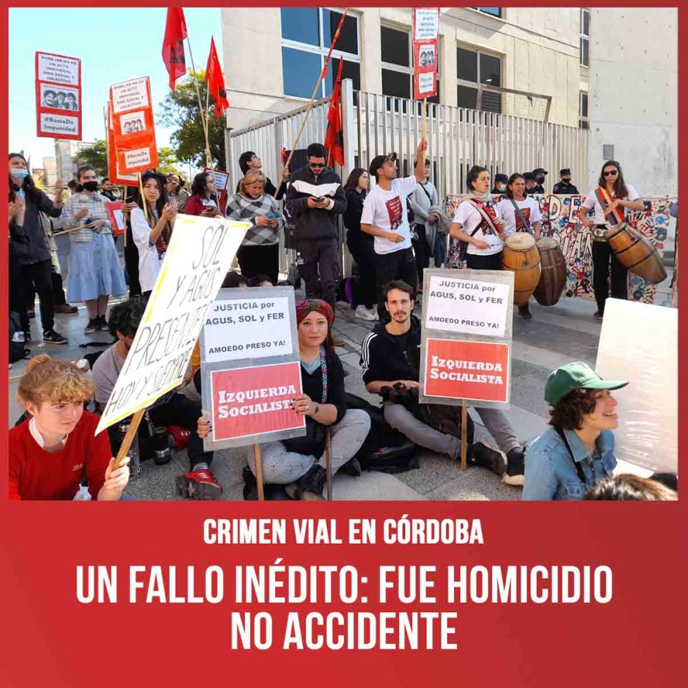 Crimen vial en Córdoba / Un fallo inédito: fue homicidio no accidente