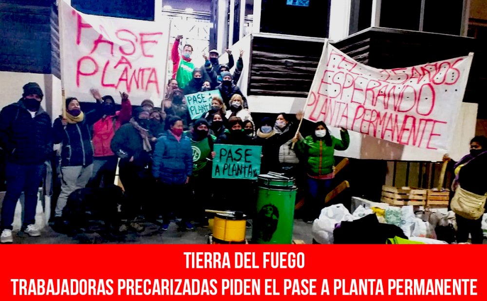 Tierra del Fuego. Trabajadoras precarizadas piden el pase a planta permanente