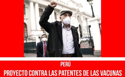 Perú. Proyecto contra las patentes de las vacunas
