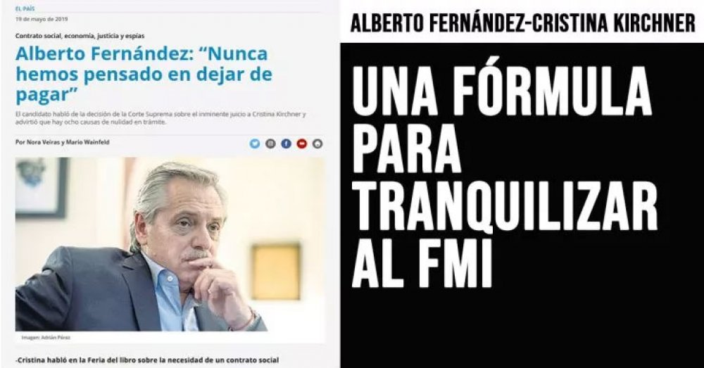 Alberto Fernández-Cristina Kirchner: Una fórmula para tranquilizar al FMI