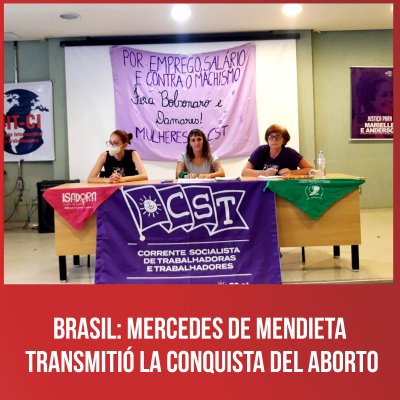 Brasil: Mercedes de Mendieta transmitió la conquista del aborto