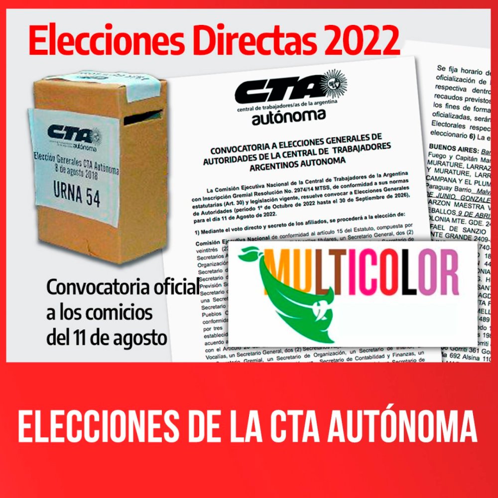 Elecciones de la CTA Autónoma