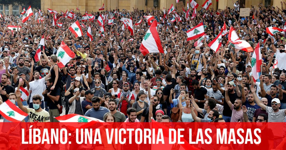 Líbano: una victoria de las masas