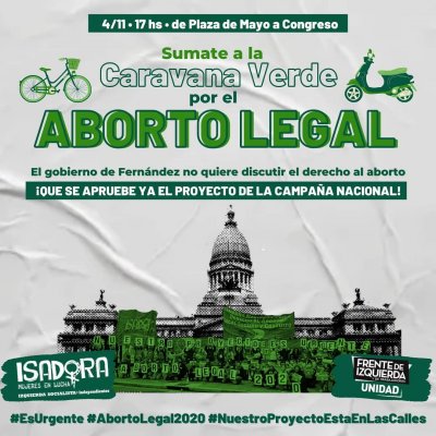 04/1-17HS Caravana Verde por el Aborto Legal