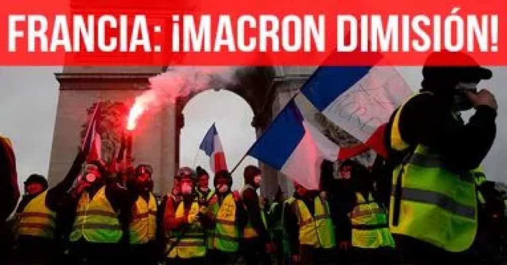 Francia ¡Macron dimisión!