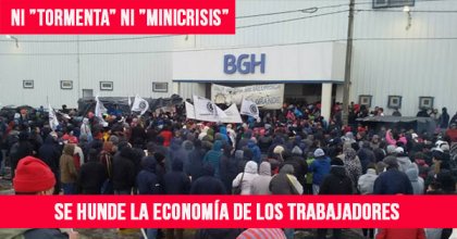 Ni “tormenta” ni “minicrisis”: Se hunde la economía de los trabajadores