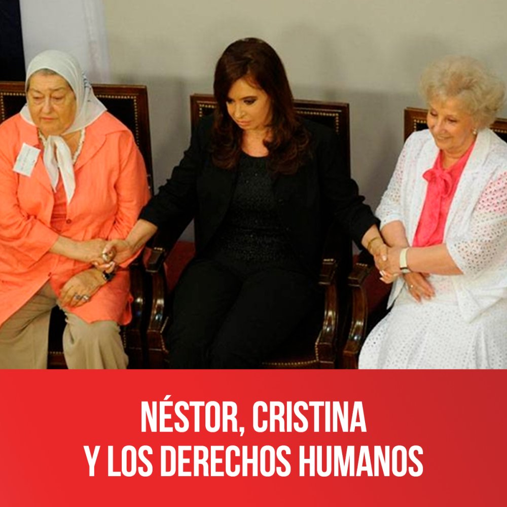 Néstor, Cristina y los derechos humanos
