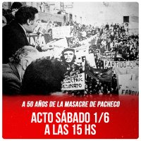 Acto a 50 años de la Masacre de Pacheco