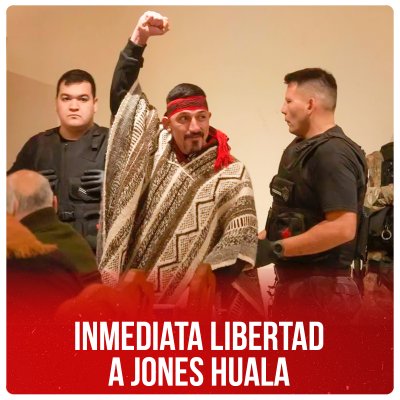 Inmediata libertad a Jones Huala