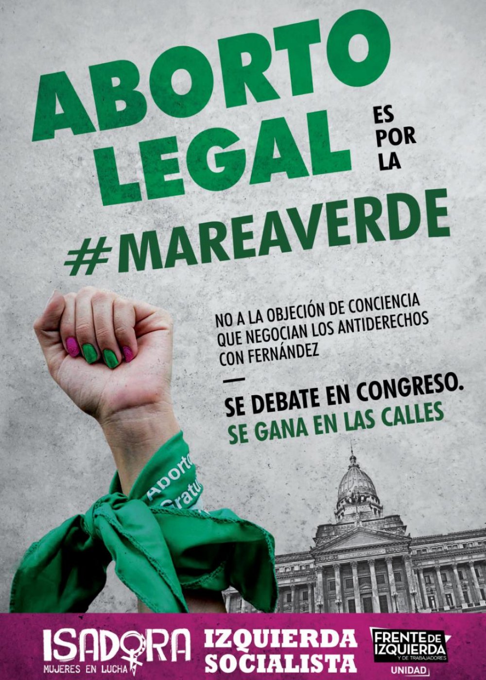 Jornada Federal por el aborto legal, seguro y gratuito: “Se debate en el congreso pero se gana en las calles”