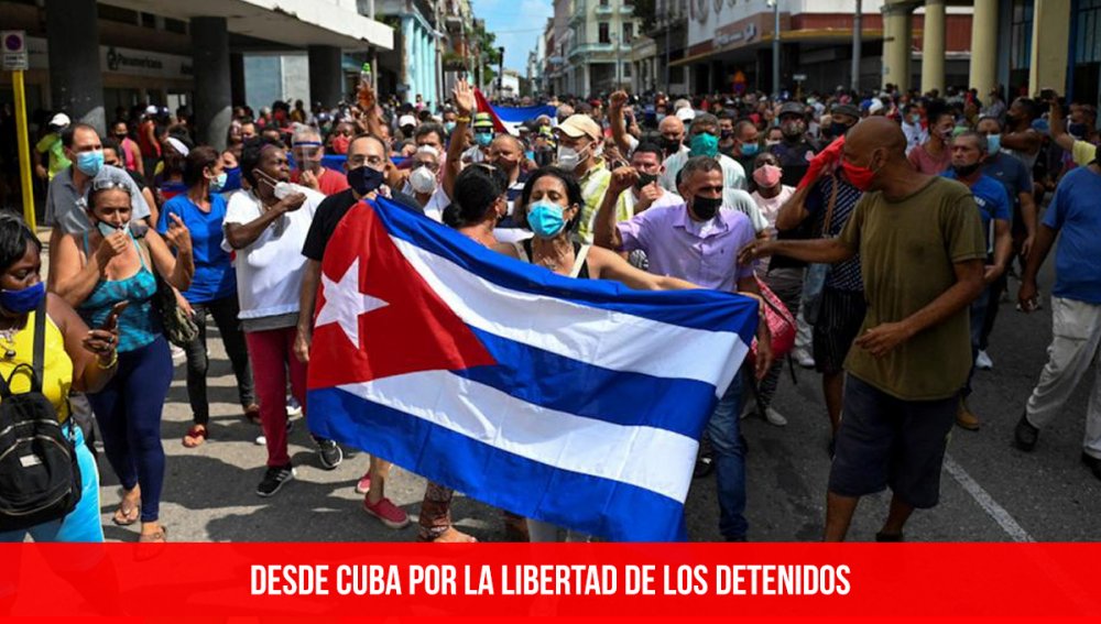 Desde Cuba por la libertad de los detenidos